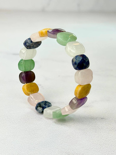 مشخصات قیمت وخریددستبندسنگ هفت چاکرا