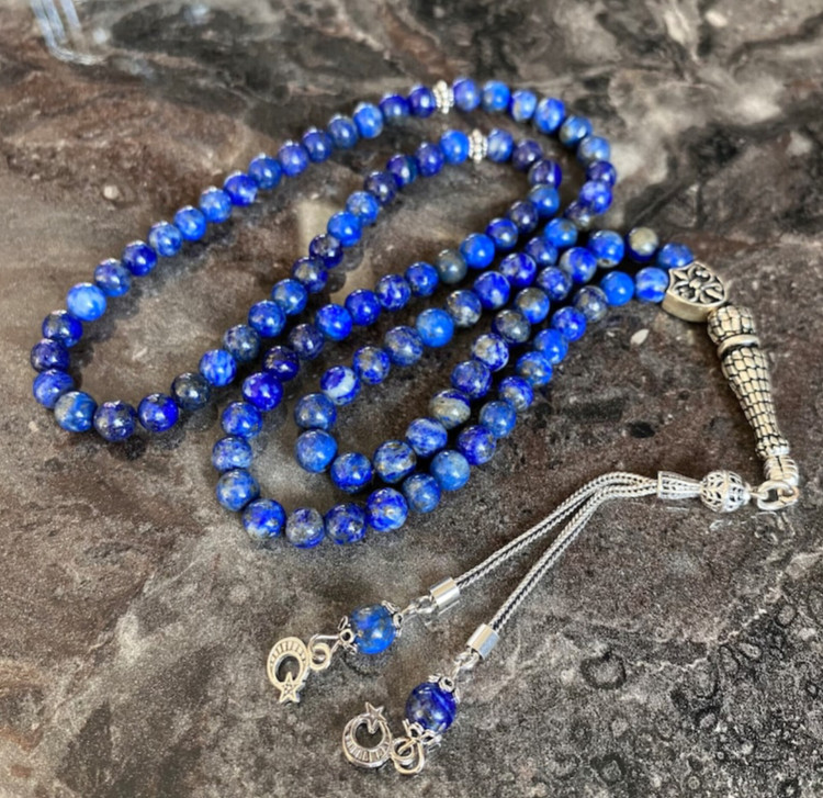 تسبیح سنگ لاجورد اصل