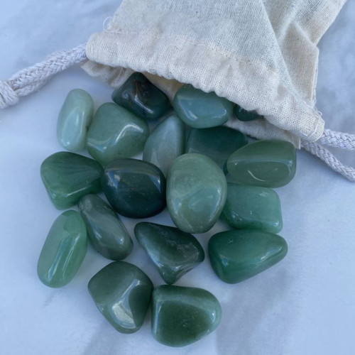 تامبل سنگ آونتورین سبز اصل ومعدنی سنگ شانس