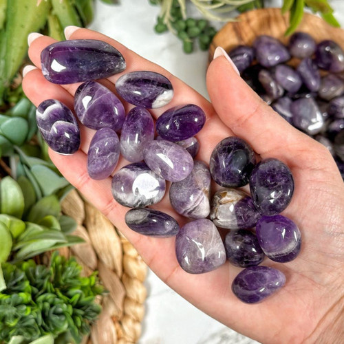 مشخصات قیمت وخریدگردنبندسنگ تامبل آمیتیست