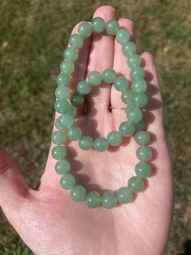 دستبندسنگ آونتورین سبزسنگ شانس